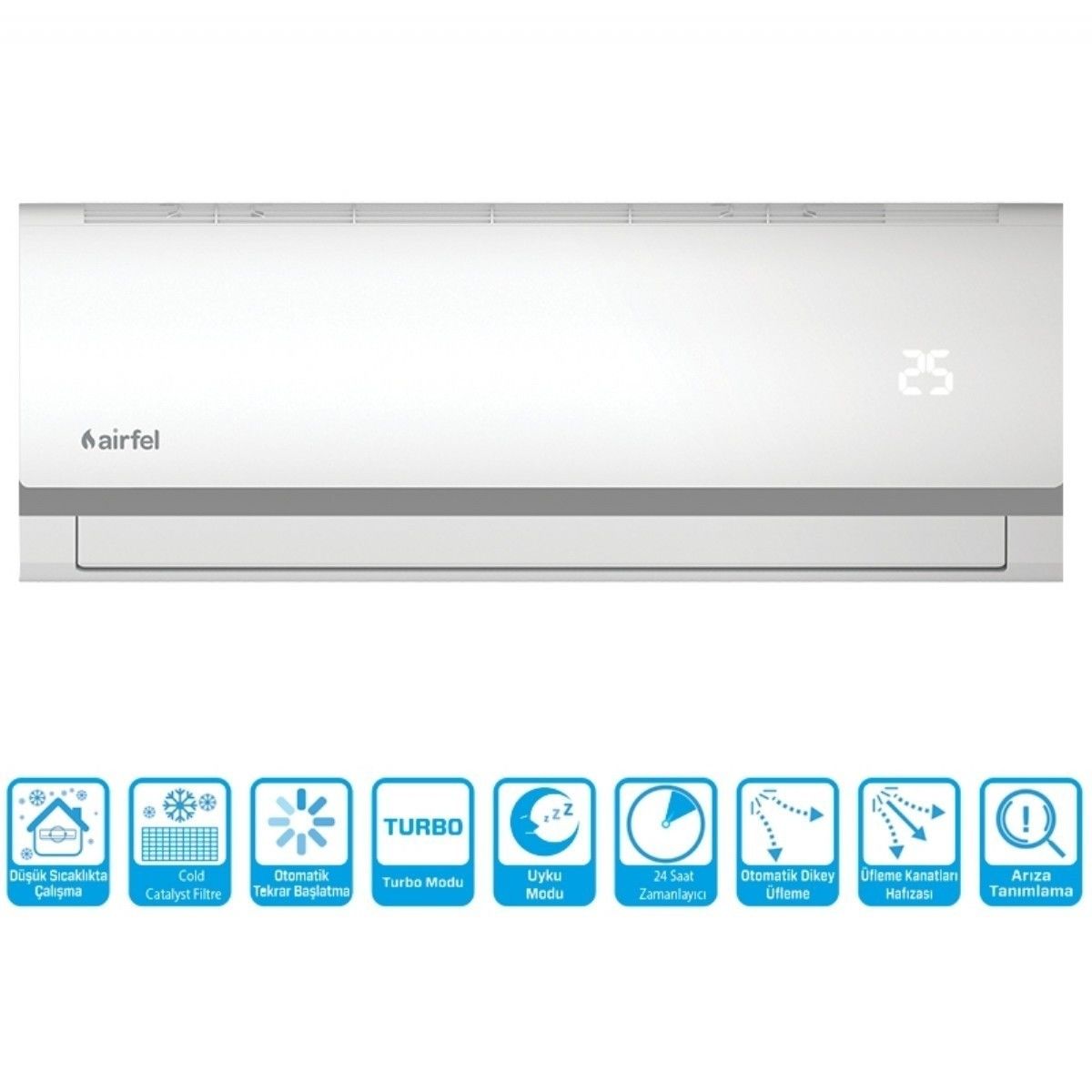 Airfel LTXM35N 12000 BTU R32 Inverter Duvar Tipi Klima