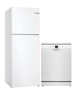 Bosch KDN55NWE0N 453 Lt Buzdolabı ve SMS26DW00T 6 Programlı Bulaşık Makinesi ( İKİLİ SET FIRSATI )