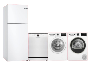 Bosch KDN55NWE0N Buzdolabı & SMS26DW00T Bulaşık & WAN24200TR Çamaşır & WQA24201TR Kurutma Makinesi ( DÖRTLÜ SET FIRSATI )