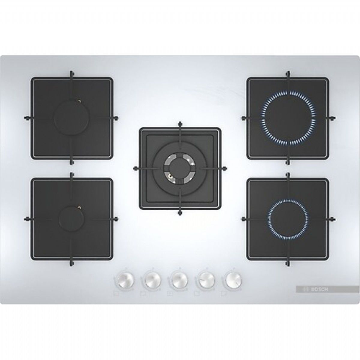 Bosch PNQ7B2O12O Wok Gözlü Beyaz Cam Ankastre Ocak