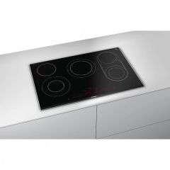 Bosch PKM875DV1D Siyah Cam Seramik Elektrikli Ankastre Ocak