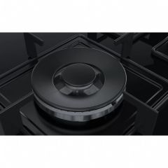 Bosch PPQ7A6B10 75 cm Doğalgazlı Woklu Siyah Cam Ankastre Ocak
