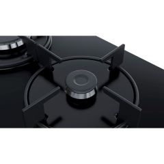 Bosch PNP7B6O10O 75 cm Siyah Cam Ankastre Ocak