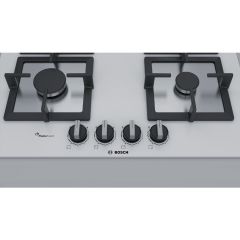 Bosch PPP6A2B20O Doğalgazlı Beyaz Cam Ankastre Ocak