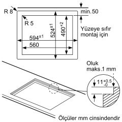 Bosch PPP6A2B20O Doğalgazlı Beyaz Cam Ankastre Ocak