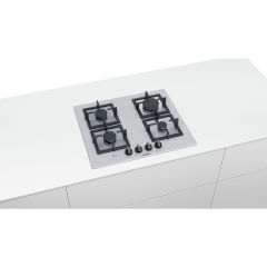 Bosch PPP6A2B20O Doğalgazlı Beyaz Cam Ankastre Ocak