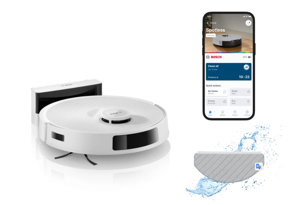 Bosch Spotless BCRC1W Akıllı Robot Süpürge