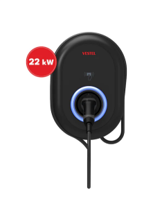 Vestel EVC04 22 kW Kablolu Elektrikli Araç Şarj İstasyonu