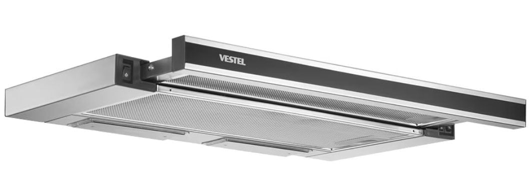 Vestel Bergama Siyah Sürgülü Aspiratör