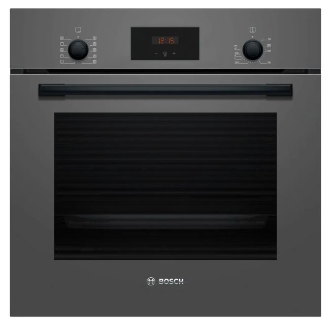 Bosch HBF512BH1T Antrasit Gri 66 lt Ankastre Fırın