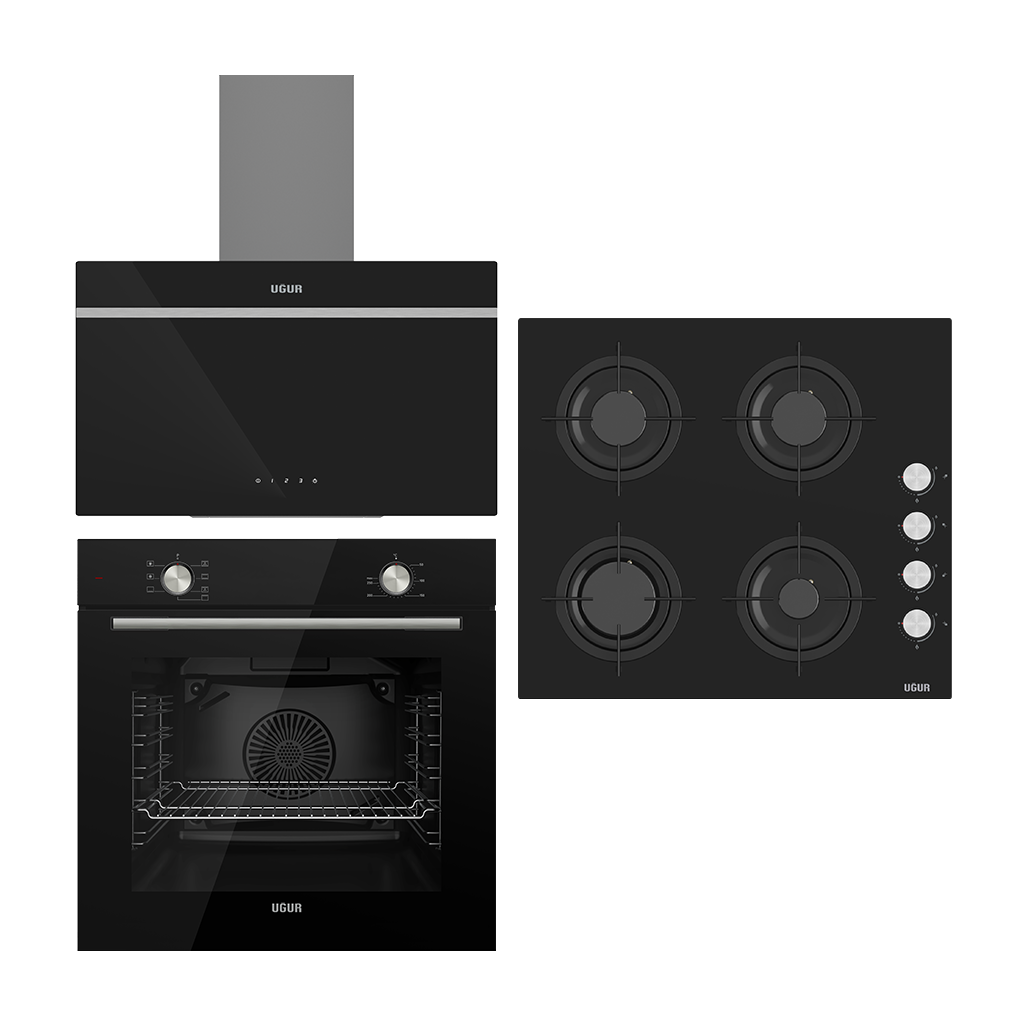 Uğur Gümüş Ankastre Set ( UAF 608 SCPET - UAO 6040W0 SCY CSR1 - UAD 6011 SA3DHD )