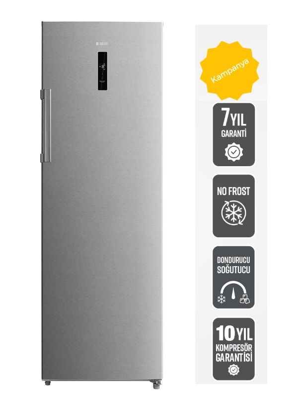 Uğur UED 7238 DTK NFI DGT D/S R66 No Frost 7 Çekmeceli Derin Dondurucu